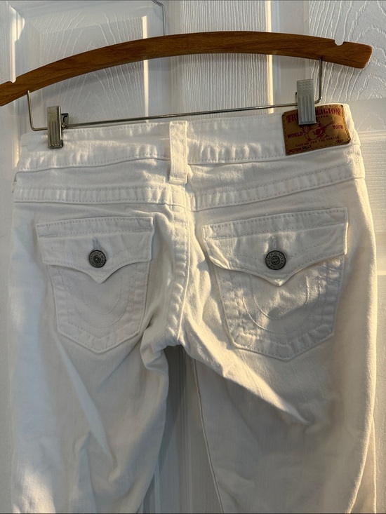 True Religion Denim - True Religion White Denim Jeans with Branded Label
